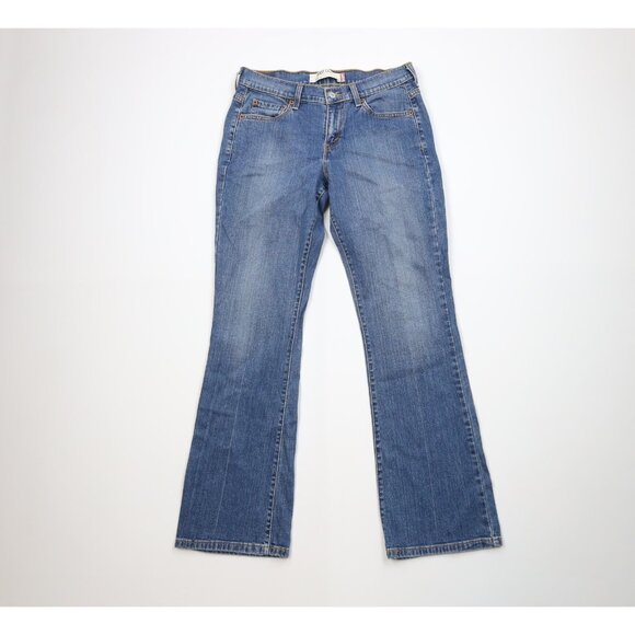 Vintage Y2K 2005 Levis 515 Womens 6 Faded Stretch Flared Bootcut Wide Leg Jeans - Picture 1 of 11